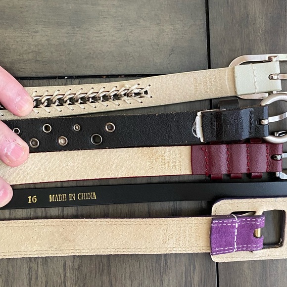 Skinny 6 Belt Assortment XL Plus size - Picture 2 of 16